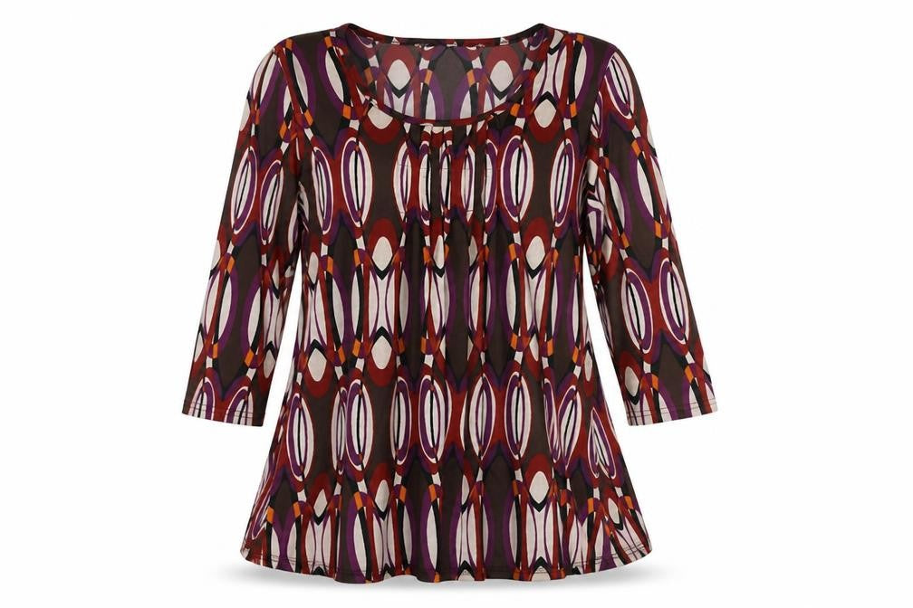 Womens UK Size M Klass Multicoloured Tunic Blouse
