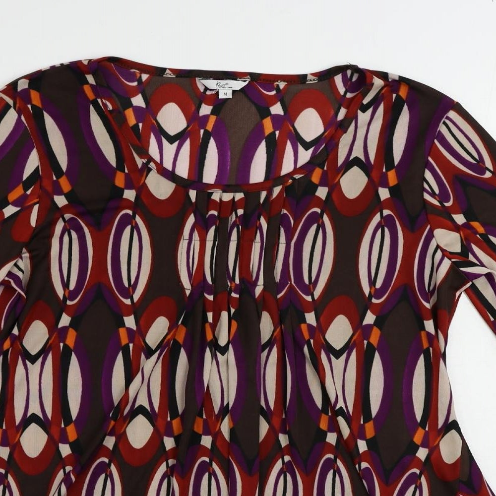 Womens UK Size M Klass Multicoloured Tunic Blouse