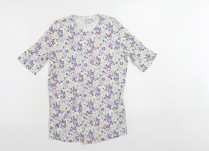 Womens UK Size XS Country Collection Multicoloured Basic T-Shirt