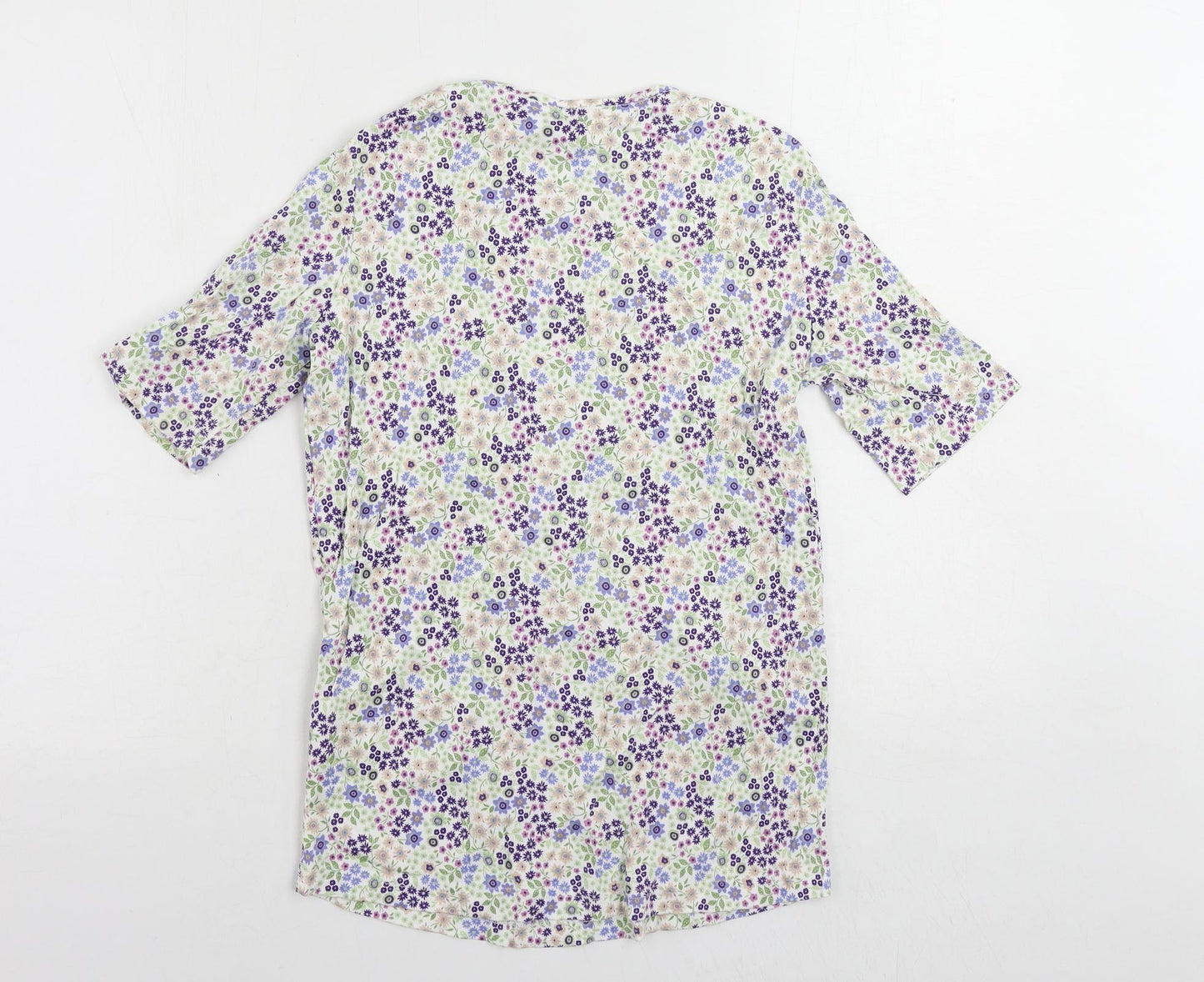 Womens UK Size XS Country Collection Multicoloured Basic T-Shirt