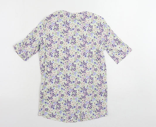 Womens UK Size XS Country Collection Multicoloured Basic T-Shirt