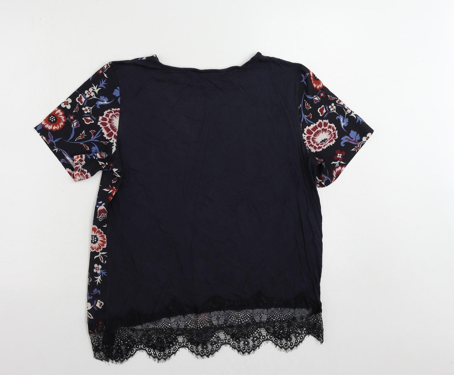 Womens UK Size 14 Dorothy Perkins Blue Basic Blouse