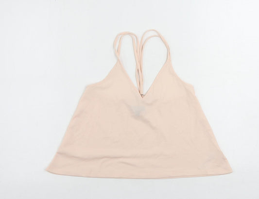 Womens UK Size 8 Topshop Pink Camisole Tank