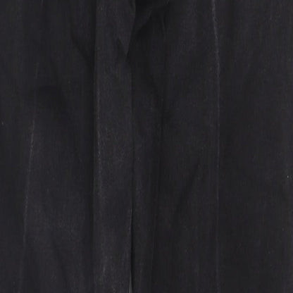 Denim & Co. Womens Black Cotton Skinny Jeans Size 12 L28 in Regular Zip