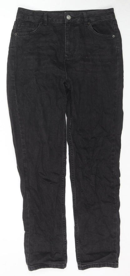 BDG Womens Black Cotton Straight Jeans Size 29 in L30 in Regular Zip - Angels