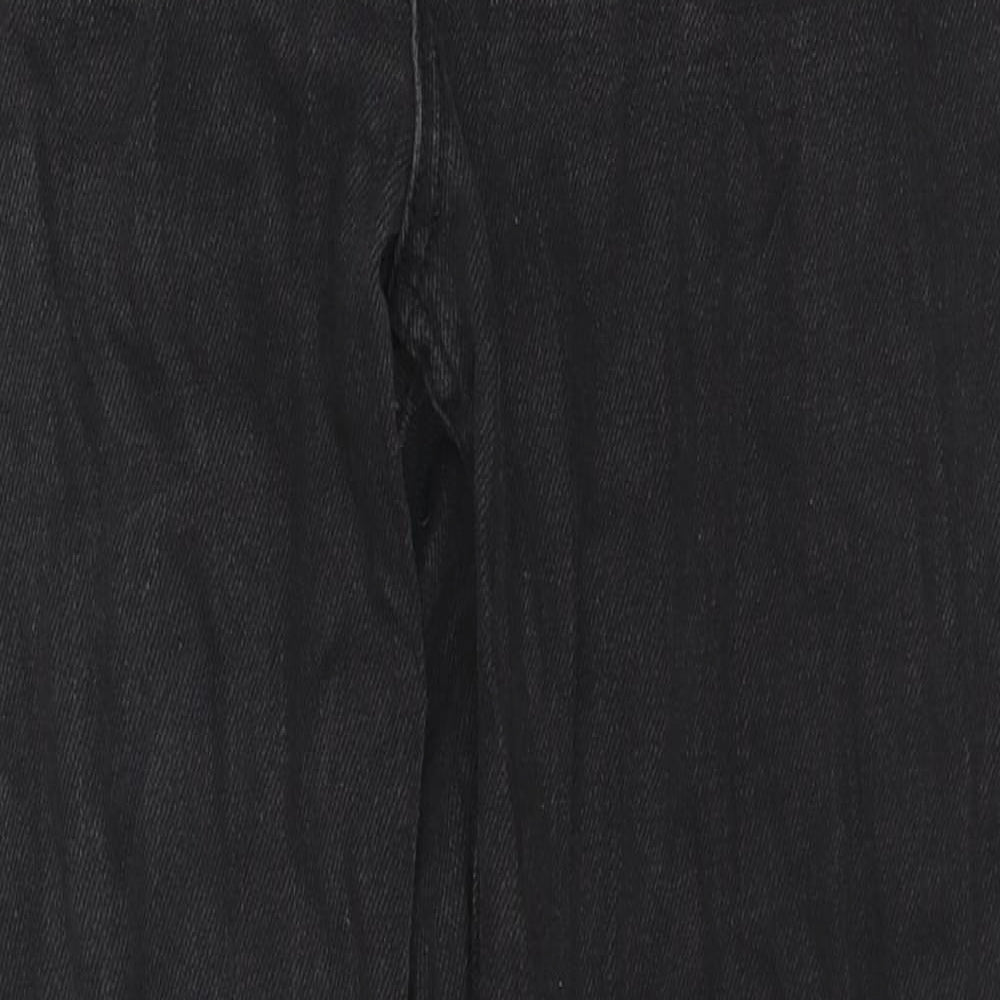 BDG Womens Black Cotton Straight Jeans Size 29 in L30 in Regular Zip - Angels