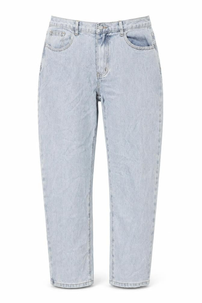 Womens UK Size 34 in PRETTYLITTLETHING Regular Fit Straight Blue Jeans