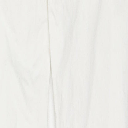 Topshop Womens White Cotton Skinny Jeans Size 24 in L32 in Regular Zip