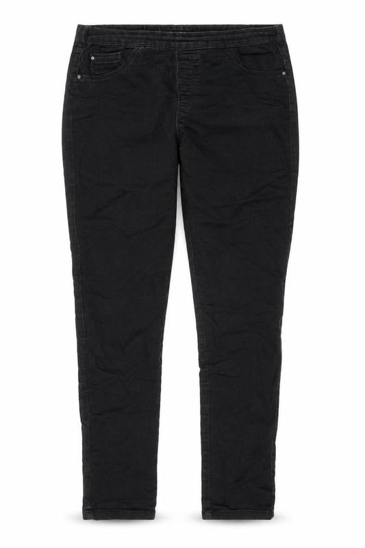Womens UK Size 12 Peacocks Regular Fit Skinny Black Jeans