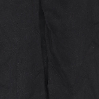 Peacocks Womens Black Cotton Skinny Jeans Size 12 L28 in Regular