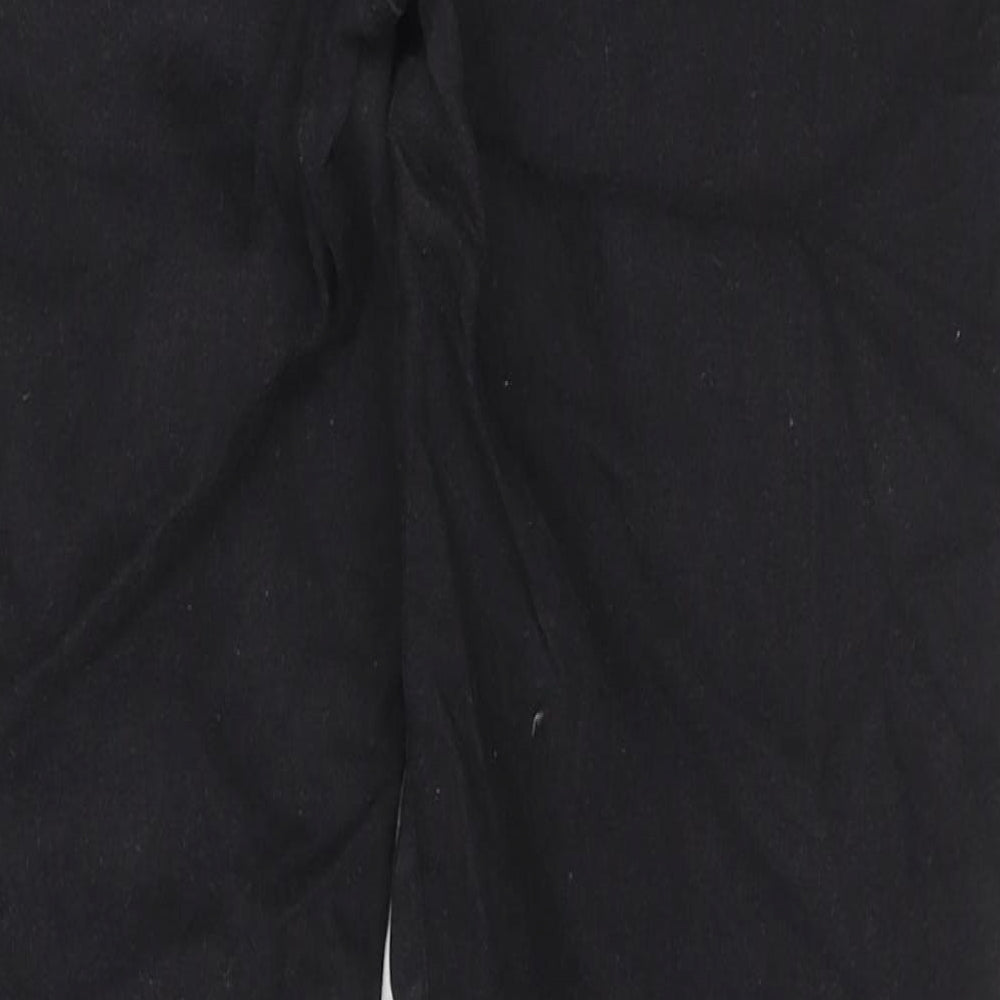 Peacocks Womens Black Cotton Skinny Jeans Size 12 L28 in Regular