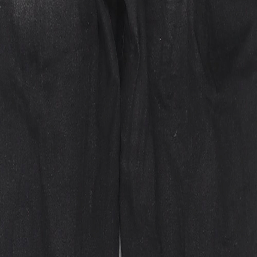 New Look Womens Black Cotton Skinny Jeans Size 10 L25 in Regular Zip