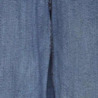 Topshop Womens Blue Cotton Skinny Jeans Size 26 in L30 in Regular Zip