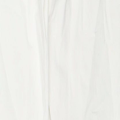 Zara Womens White Cotton Skinny Jeans Size 6 L30 in Regular Zip