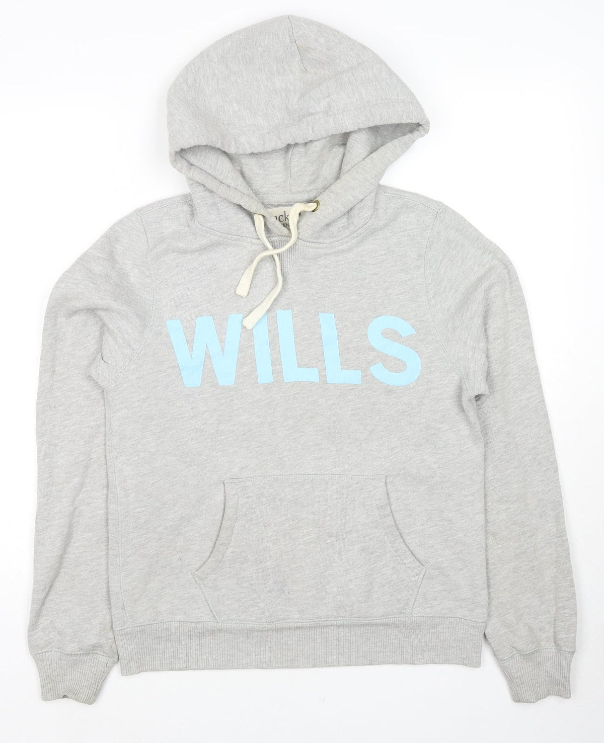 Womens UK Size 12 Jack Wills Grey Pullover Hoodie