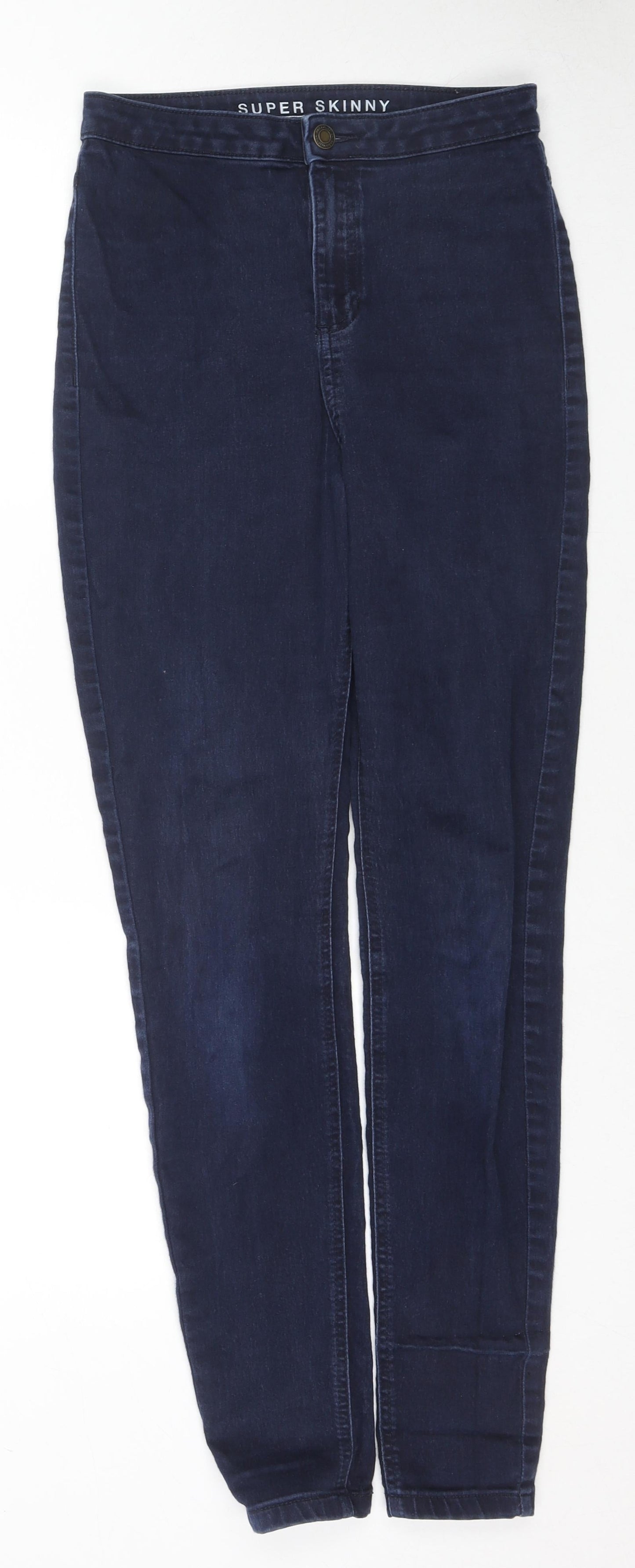 Womens UK Size 10 Marks and Spencer Regular Fit Skinny Blue Jeans