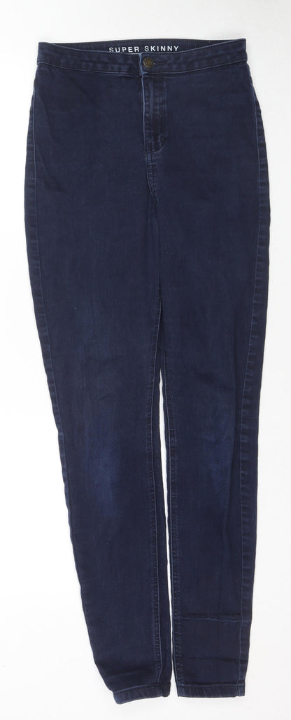 Womens UK Size 10 Marks and Spencer Regular Fit Skinny Blue Jeans