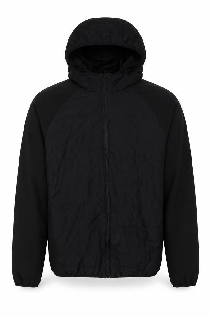 Mens UK Size M Alpha One Black Windbreaker Coat