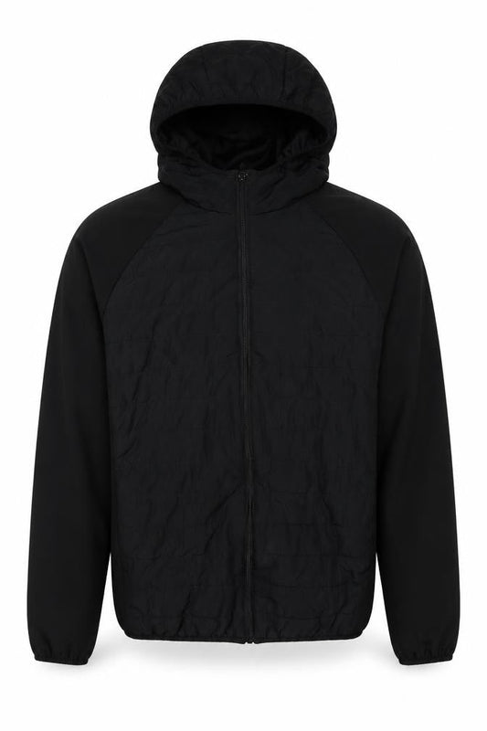 Mens UK Size M Alpha One Black Windbreaker Coat