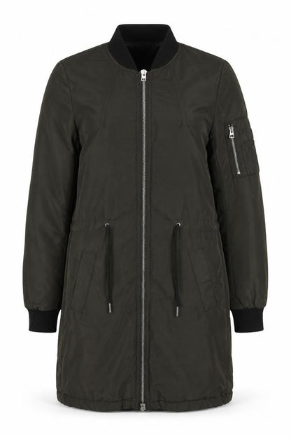 Womens UK Size 6 Divided by H&M Green Parka Coat