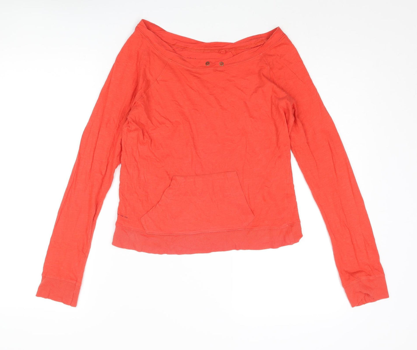 Womens UK Size 10 River Island Red Basic T-Shirt