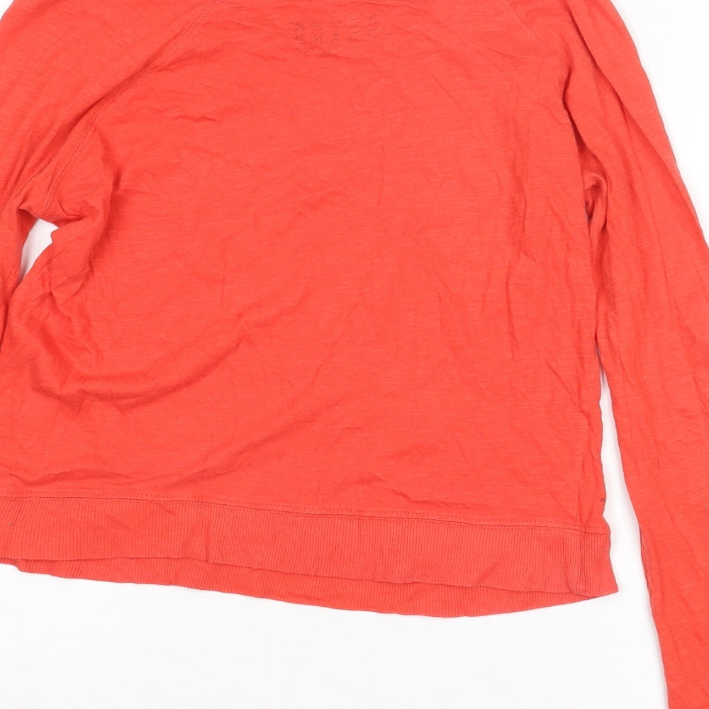 Womens UK Size 10 River Island Red Basic T-Shirt