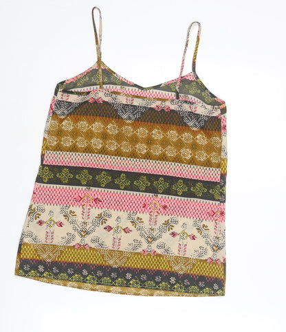 Womens UK Size 8 NEXT Multicoloured Camisole Blouse