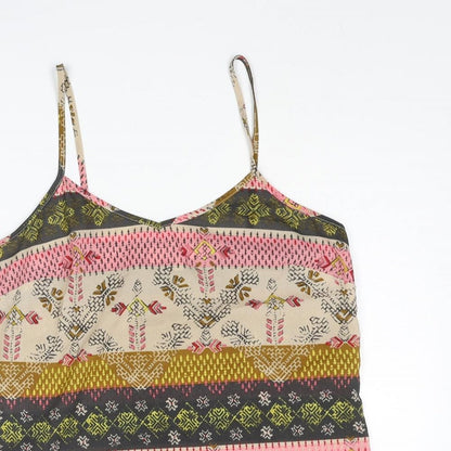 Womens UK Size 8 NEXT Multicoloured Camisole Blouse