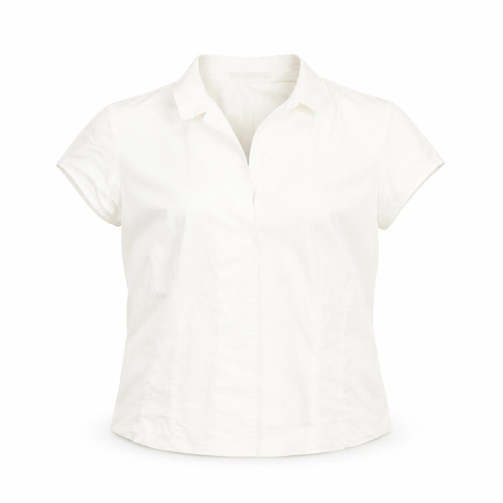 Womens UK Size 10 Marks and Spencer Ivory Basic Blouse