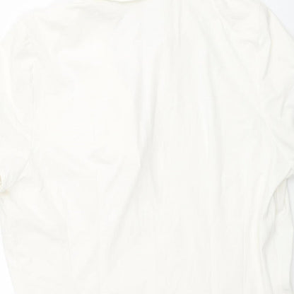 Womens UK Size 10 Marks and Spencer Ivory Basic Blouse