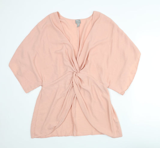 Womens UK Size 18 ASOS Pink Tunic Blouse