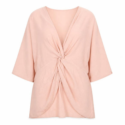 Womens UK Size 18 ASOS Pink Tunic Blouse