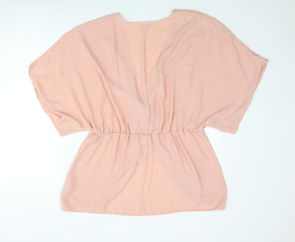 Womens UK Size 18 ASOS Pink Tunic Blouse