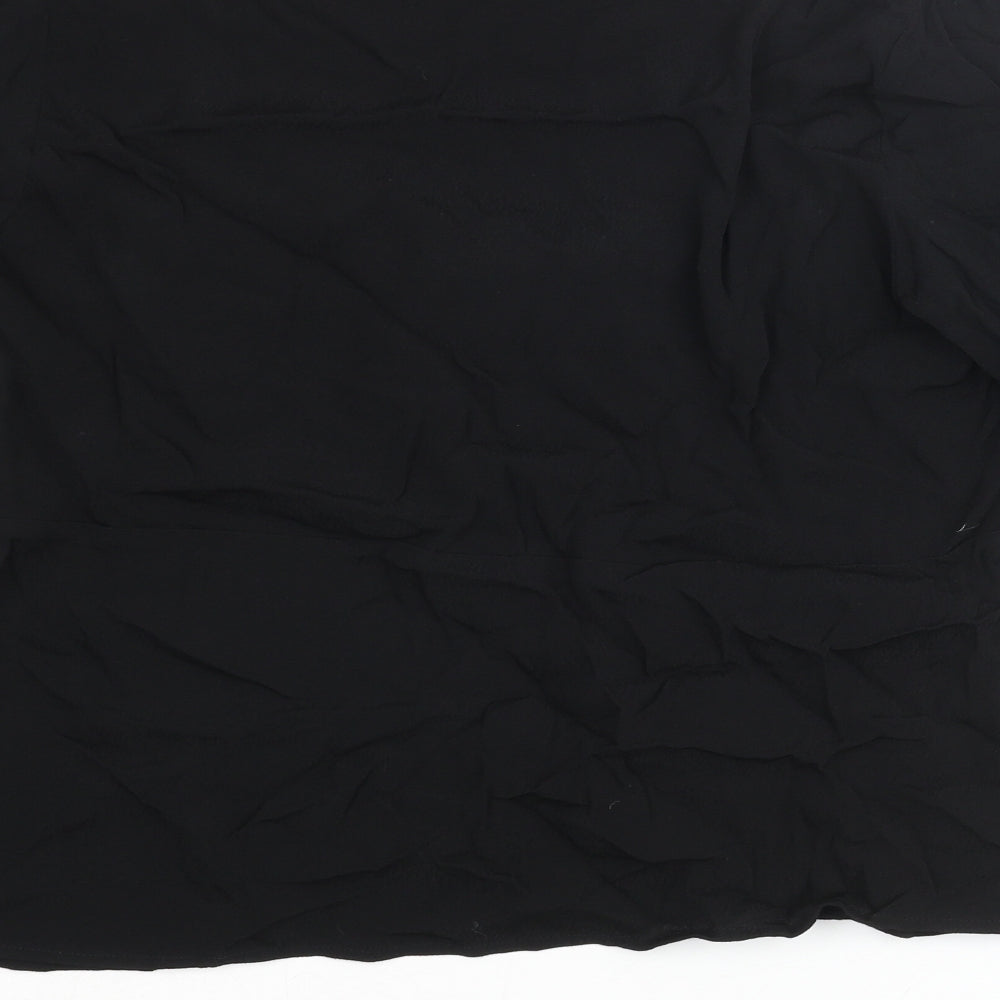 Womens UK Size 16 Oasis Black Basic Blouse