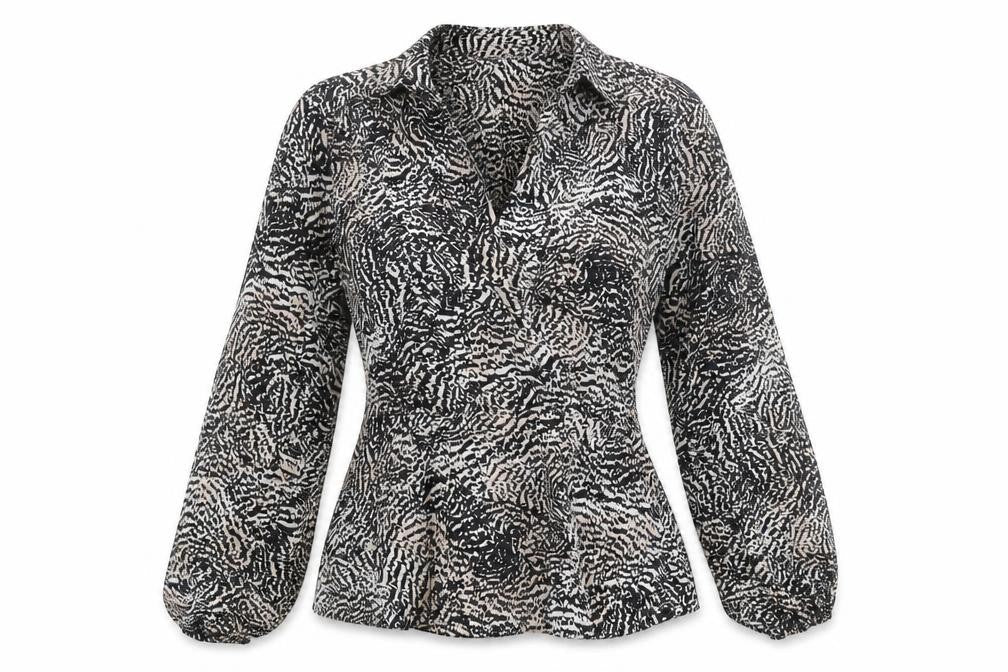 Womens UK Size 6 Dorothy Perkins Black Basic Blouse