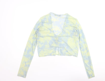 Womens UK Size 10 PRETTYLITTLETHING Multicoloured Basic Blouse