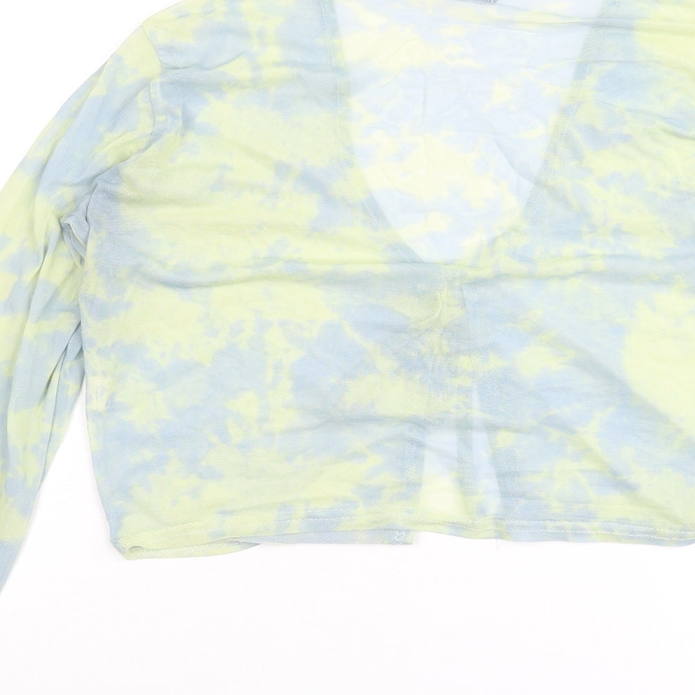 Womens UK Size 10 PRETTYLITTLETHING Multicoloured Basic Blouse