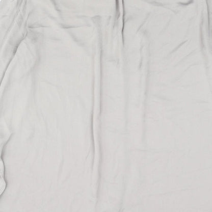 Womens UK Size 14 Marks and Spencer Grey Tunic Blouse