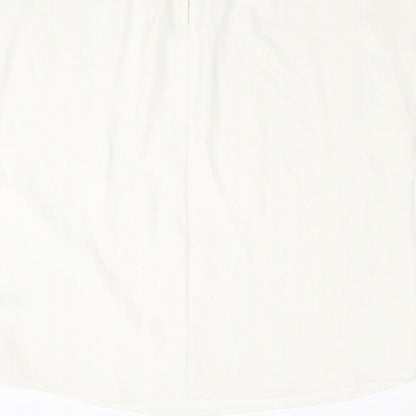 Womens UK Size 12 Marks and Spencer Ivory Basic Blouse