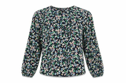 Womens UK Size 10 Marks and Spencer Multicoloured Basic Blouse