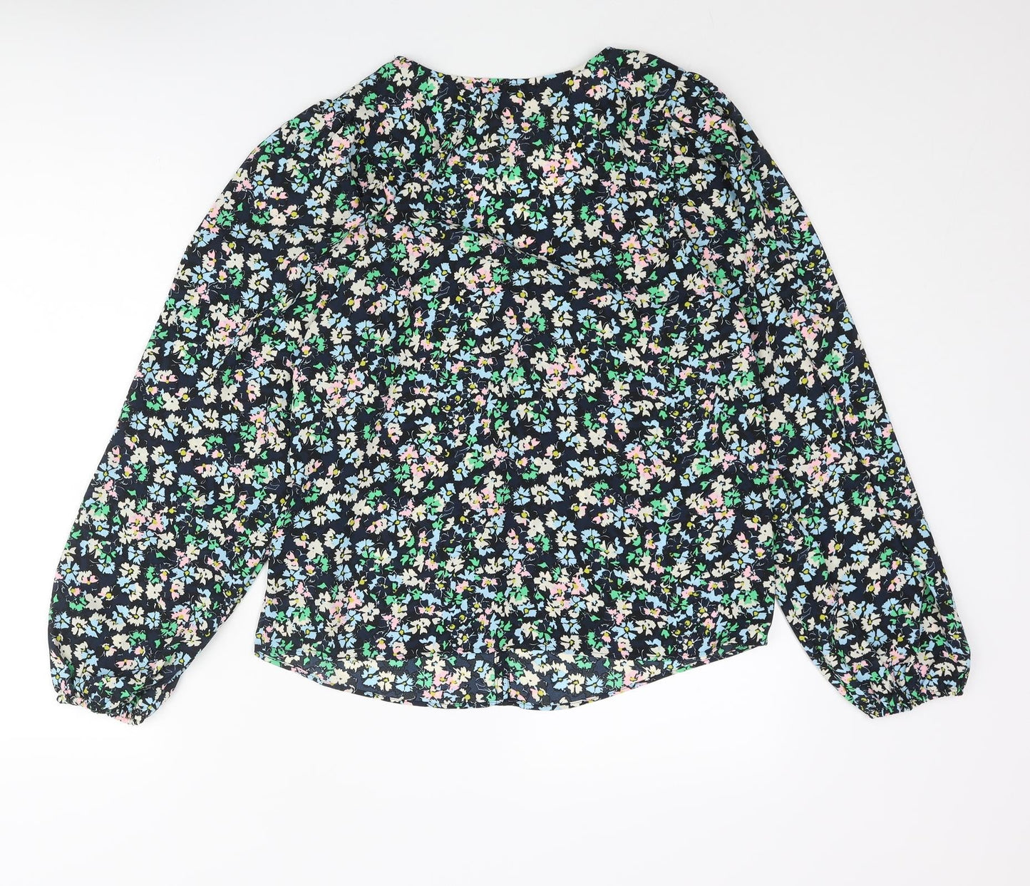 Womens UK Size 10 Marks and Spencer Multicoloured Basic Blouse