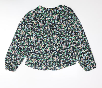 Womens UK Size 10 Marks and Spencer Multicoloured Basic Blouse