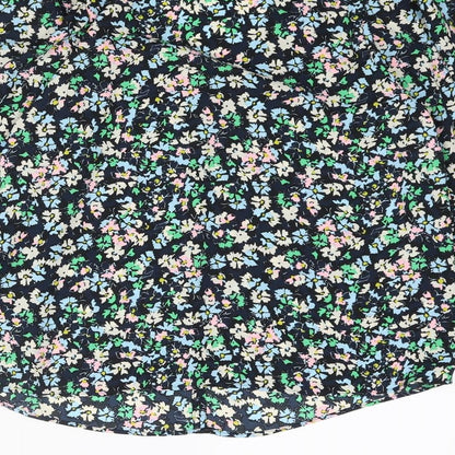 Womens UK Size 10 Marks and Spencer Multicoloured Basic Blouse