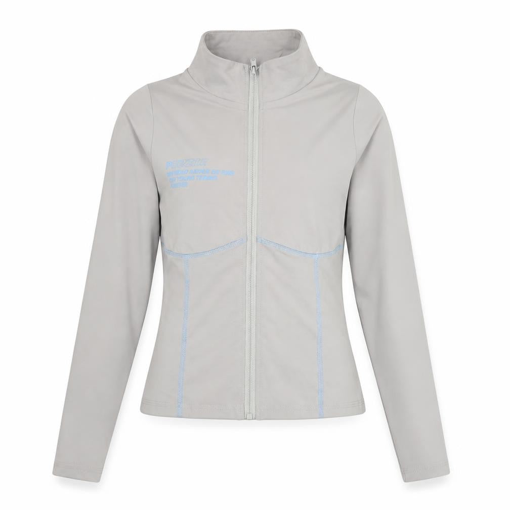 Womens UK Size 10 PRETTYLITTLETHING Grey Jacket