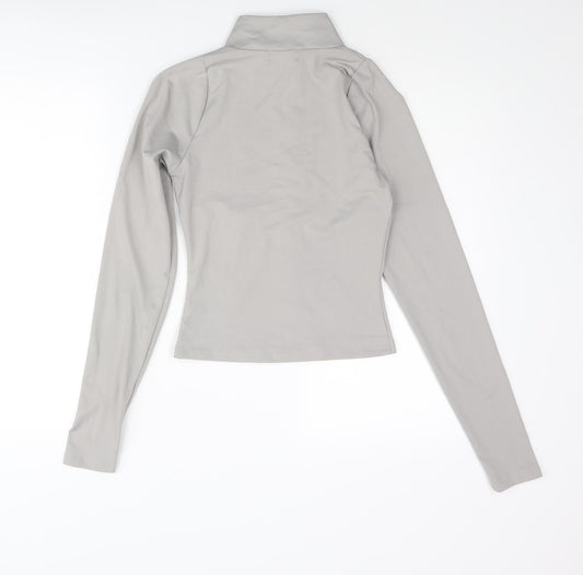 Womens UK Size 10 PRETTYLITTLETHING Grey Jacket