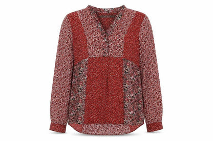 Womens UK Size XS Zara Red Basic Blouse