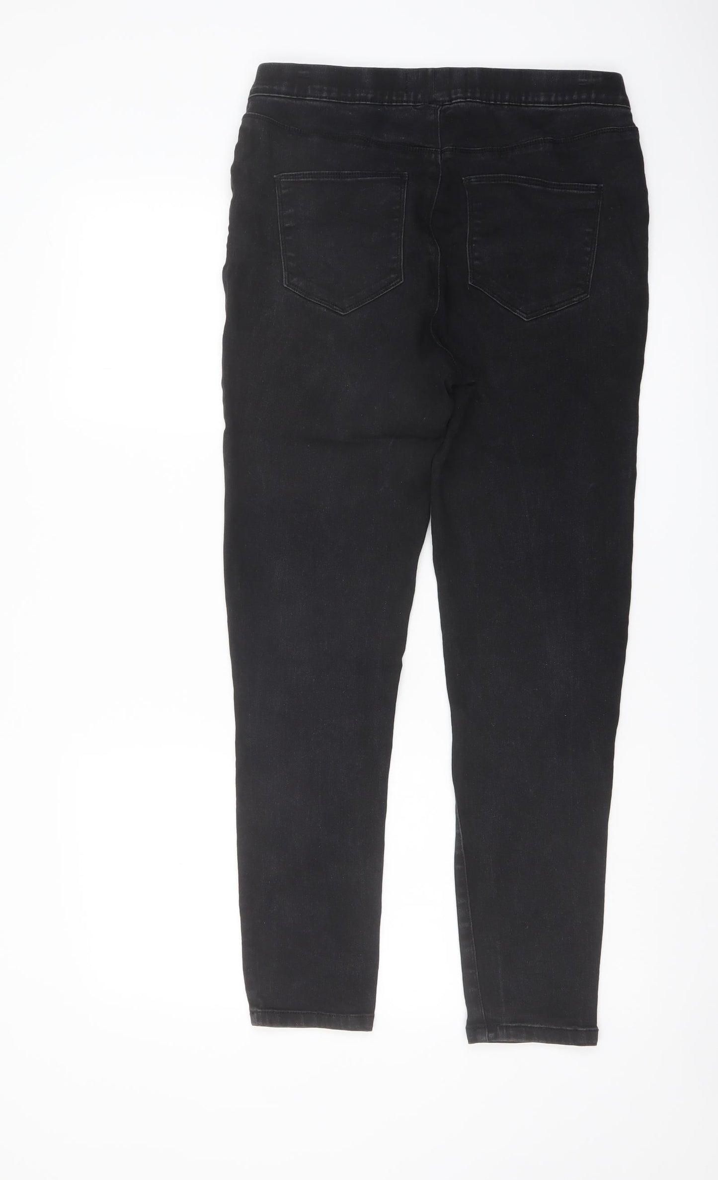 365 Denim Womens Black Cotton Jegging Jeans Size 12 L27 in Regular