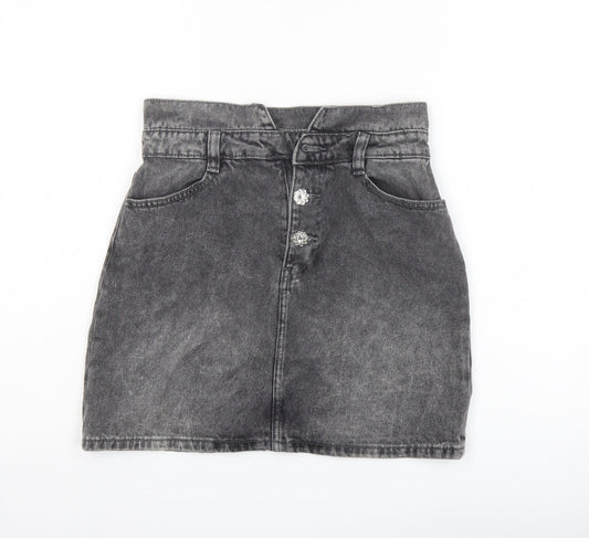 Womens UK Size 8 Denim & Co. A-Line Denim Skirt