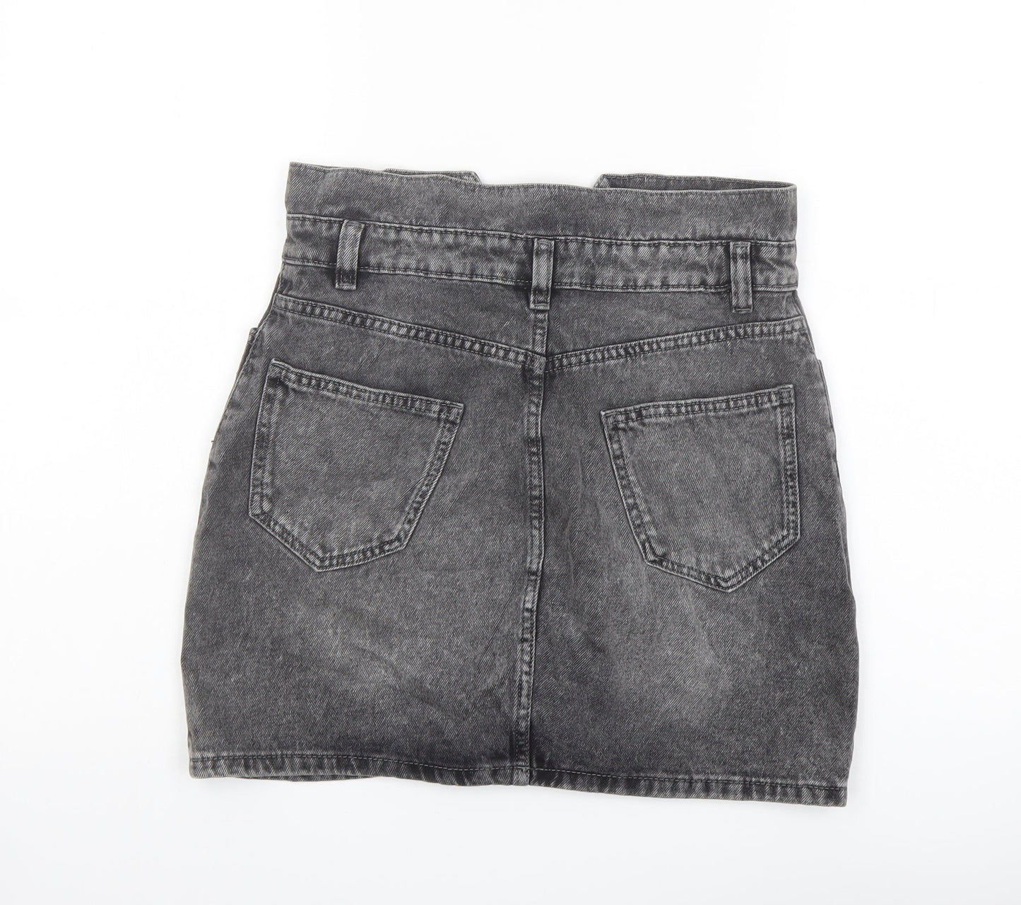 Womens UK Size 8 Denim & Co. A-Line Denim Skirt