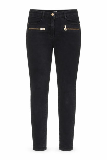 Womens UK Size 10 NEXT Regular Fit Skinny Black Jeans